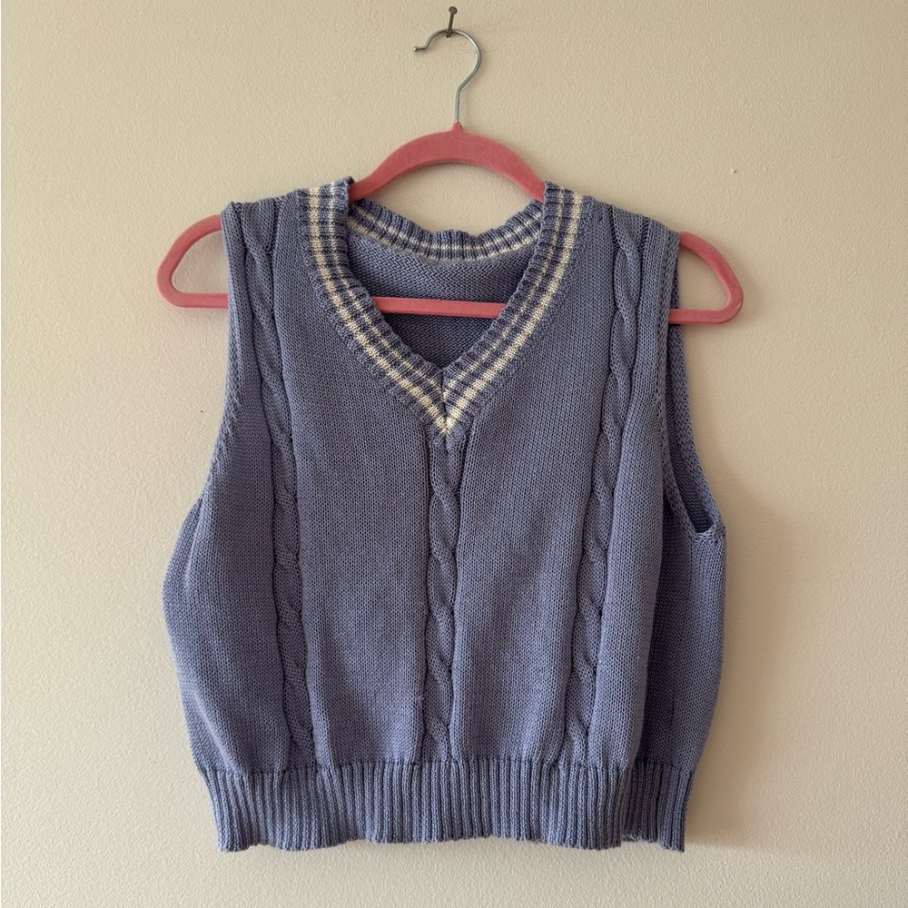 Blue Sweater Vest